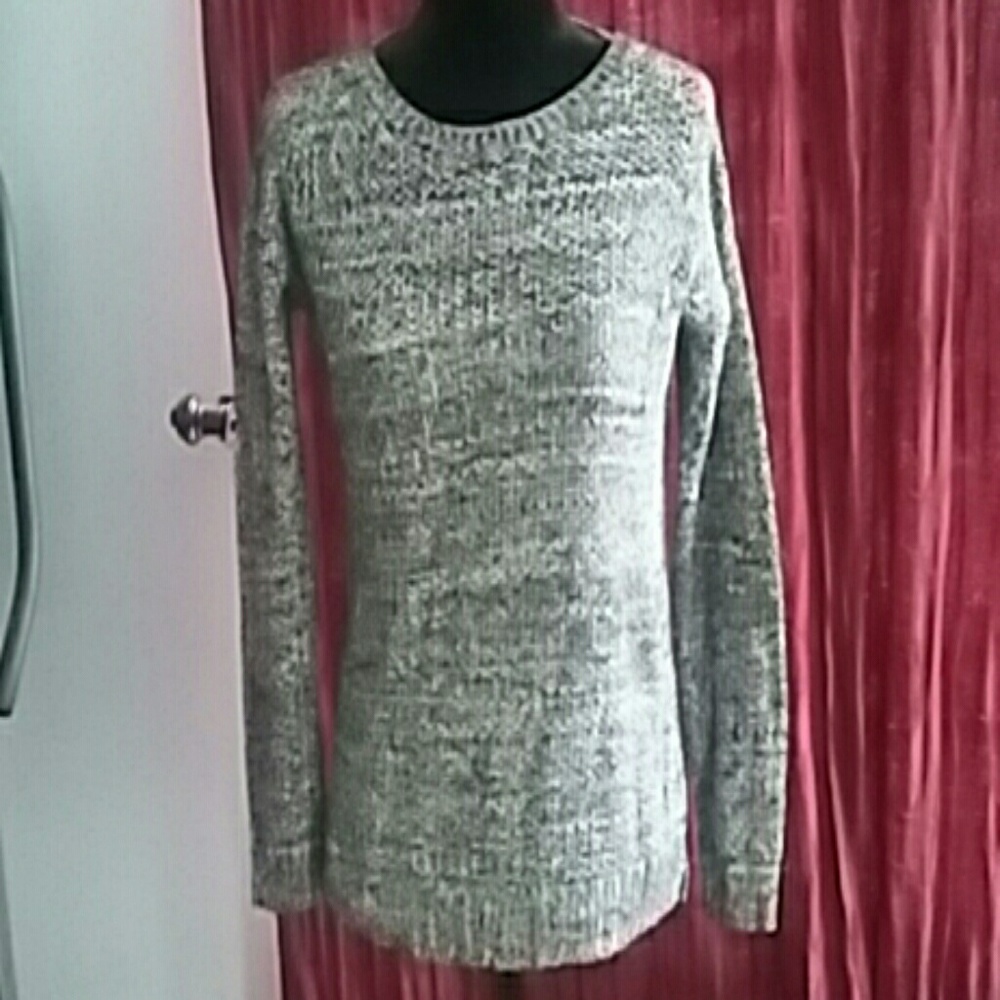 Black and white sweater